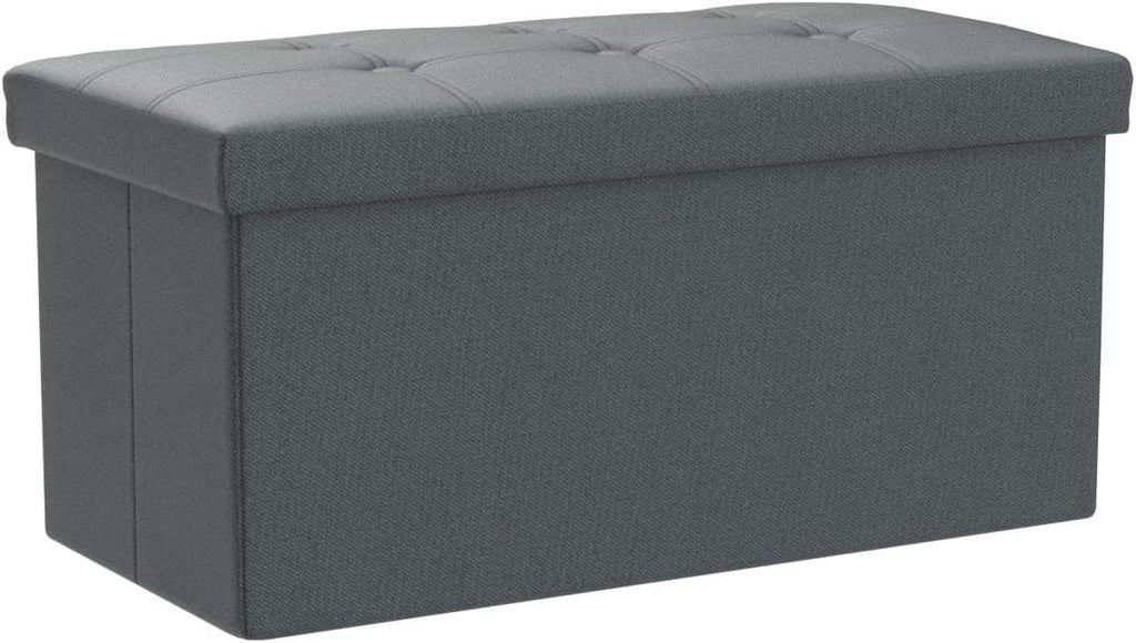 Foldable Ottoman Storage Box – 80L, 2-Seater