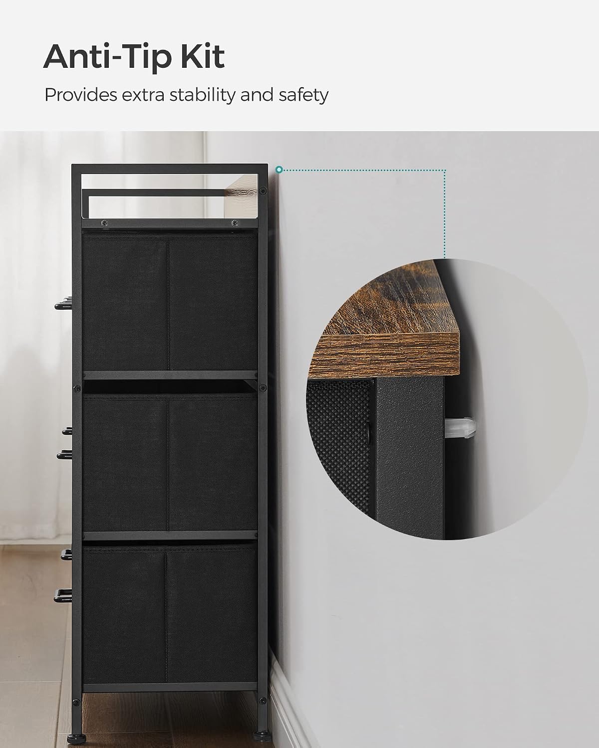 SONGMICS 7-Drawer Fabric Chest