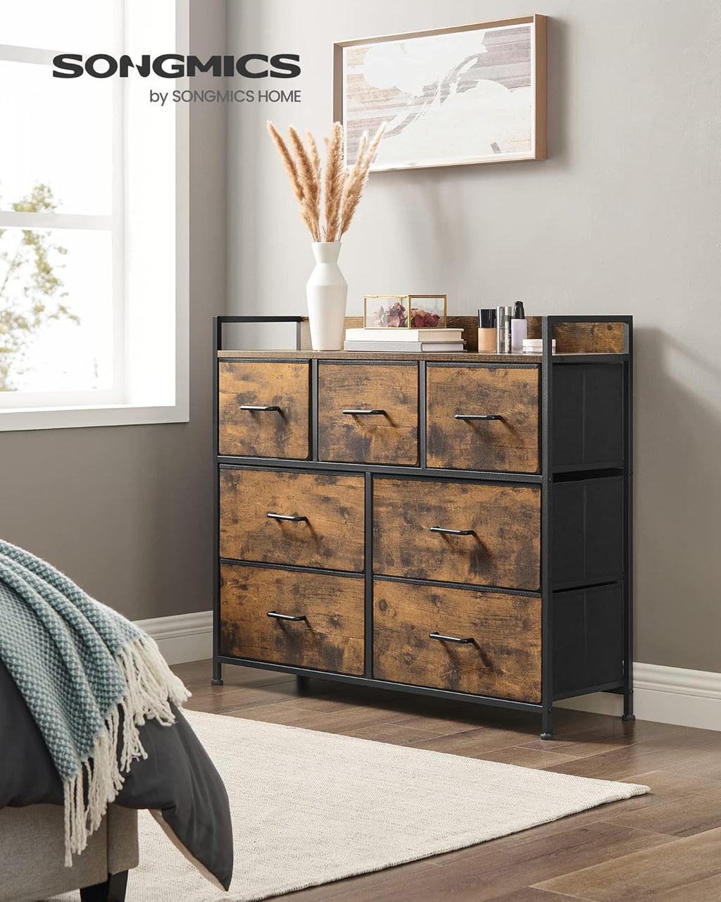 SONGMICS 7-Drawer Fabric Chest