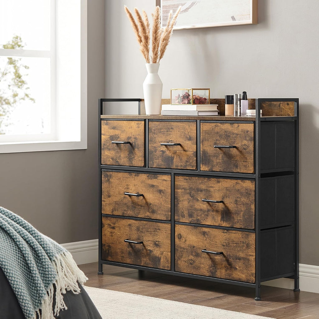 SONGMICS 7-Drawer Fabric Chest